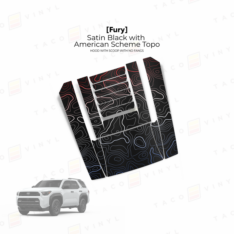 Load image into Gallery viewer, 2025+ 4Runner Fury Hood Scoop Stamp (W/ No Fangs)
