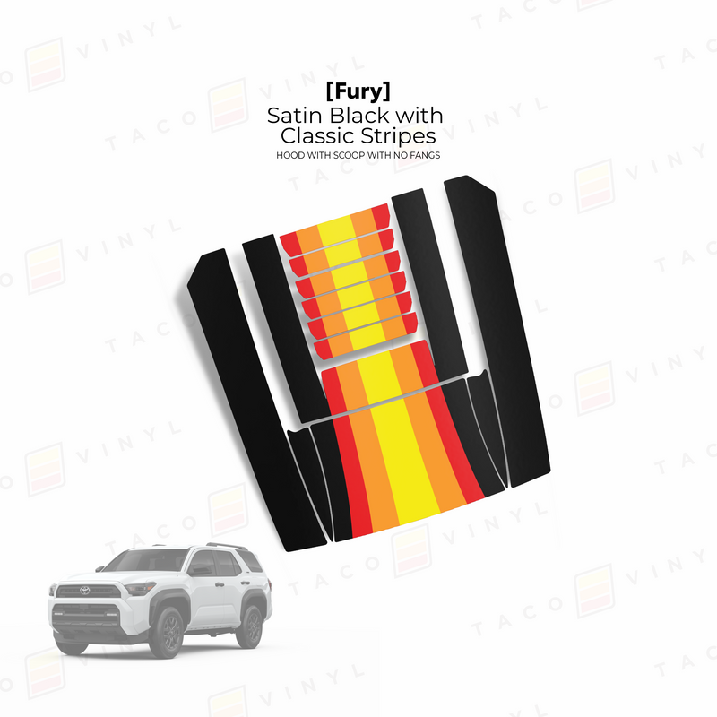 Load image into Gallery viewer, 2025+ 4Runner Fury Hood Scoop Stamp (W/ No Fangs)
