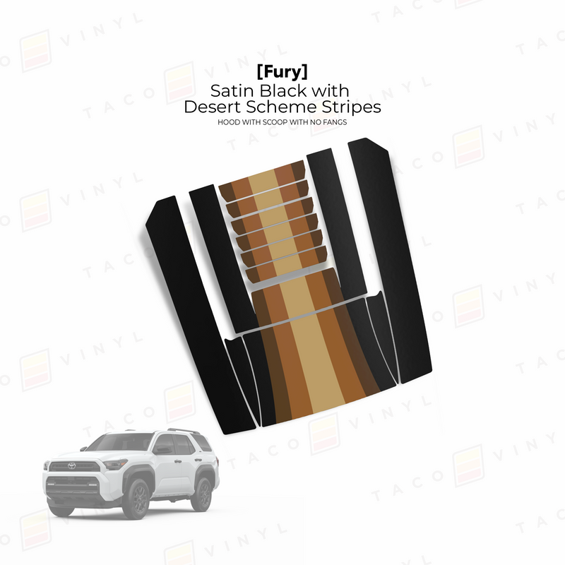 Load image into Gallery viewer, 2025+ 4Runner Fury Hood Scoop Stamp (W/ No Fangs)
