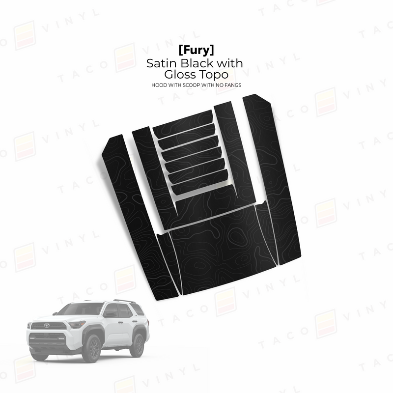 Load image into Gallery viewer, 2025+ 4Runner Fury Hood Scoop Stamp (W/ No Fangs)
