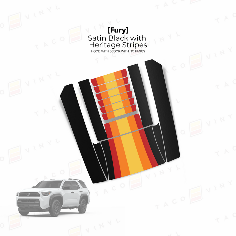 Load image into Gallery viewer, 2025+ 4Runner Fury Hood Scoop Stamp (W/ No Fangs)
