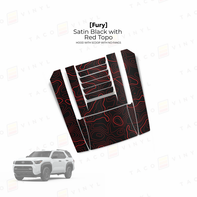Load image into Gallery viewer, 2025+ 4Runner Fury Hood Scoop Stamp (W/ No Fangs)
