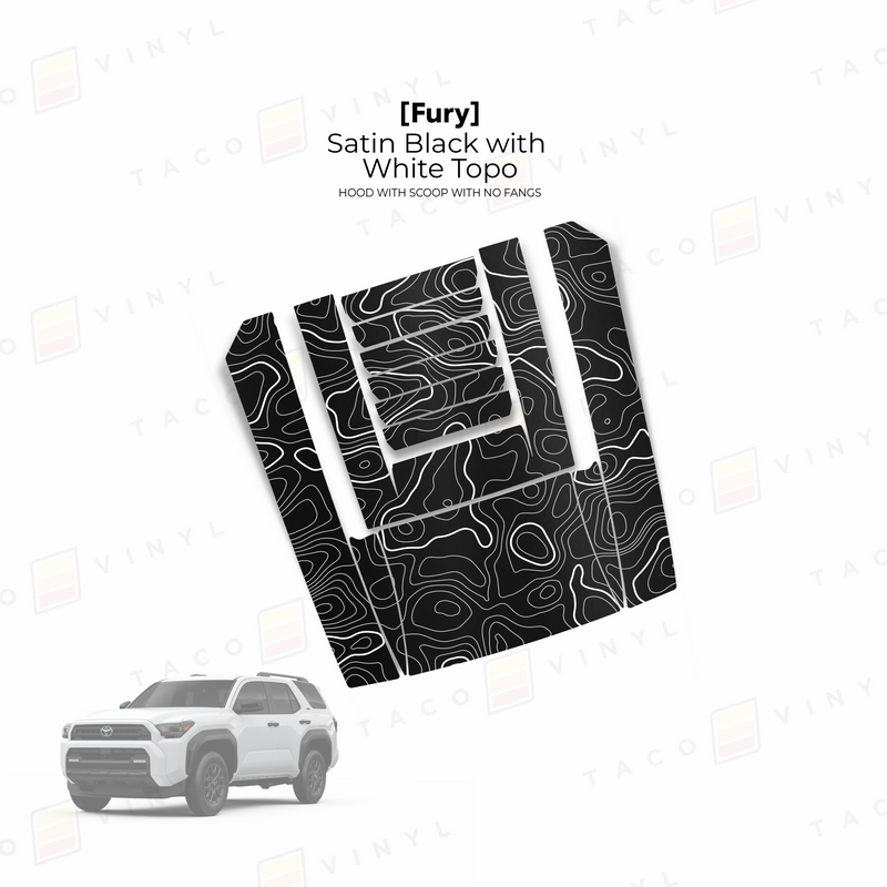Load image into Gallery viewer, 2025+ 4Runner Fury Hood Scoop Stamp (W/ No Fangs)
