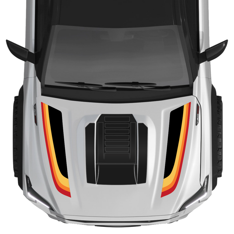 Load image into Gallery viewer, 2025+ 4Runner Fury Hood Scoop Stamp (W/ Long Fangs)
