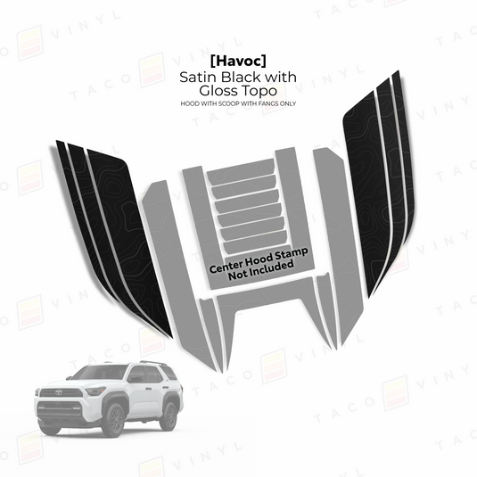 2025+ 4Runner Havoc Hood Scoop Stamp (W/ Fangs only)