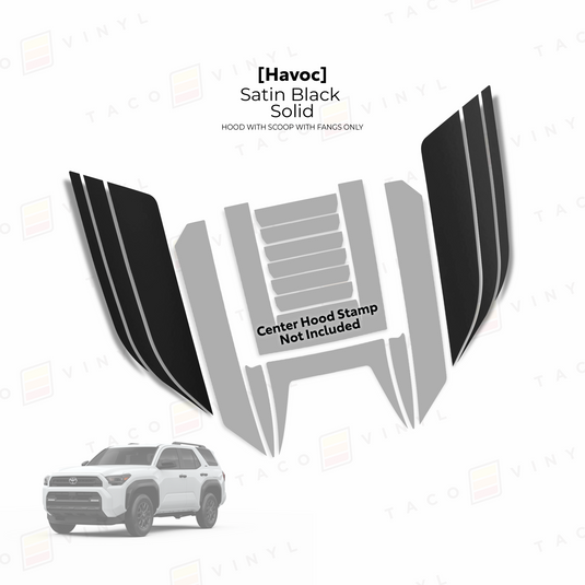 2025+ 4Runner Havoc Hood Scoop Stamp (W/ Fangs only)
