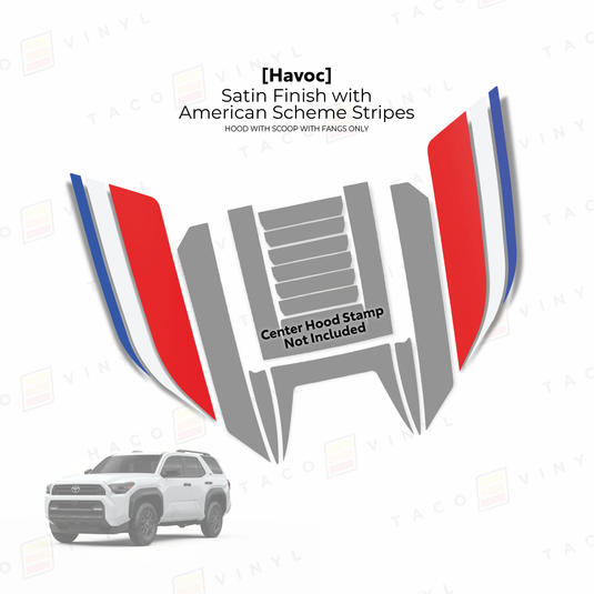 2025+ 4Runner Havoc Hood Scoop Stamp (W/ Fangs only)