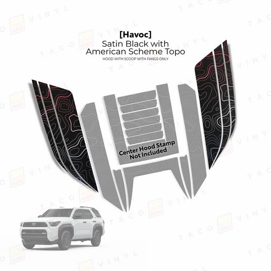 2025+ 4Runner Havoc Hood Scoop Stamp (W/ Fangs only)