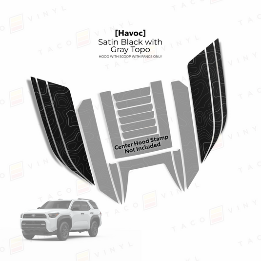 2025+ 4Runner Havoc Hood Scoop Stamp (W/ Fangs only)
