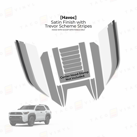 2025+ 4Runner Havoc Hood Scoop Stamp (W/ Fangs only)