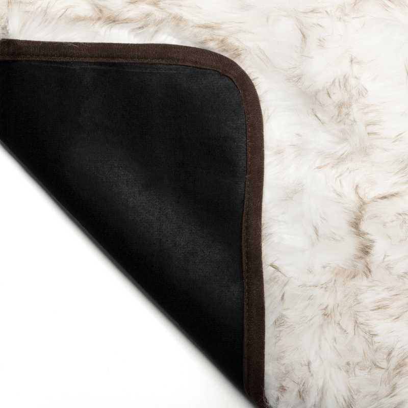 Load image into Gallery viewer, PupProtector™ Waterproof Bed Runner - White with Brown Accents
