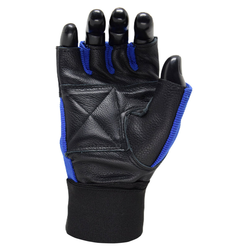 Load image into Gallery viewer, MRX Weight Lifting Gloves Leather Workout Glove With Long Wrist Strap
