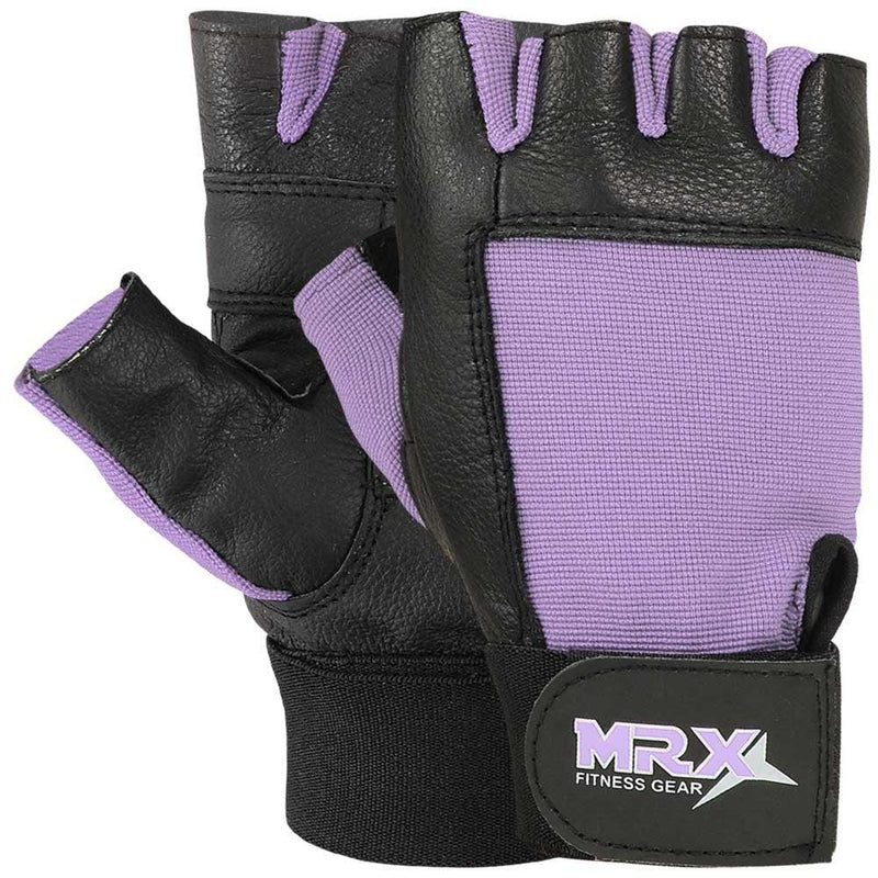 Load image into Gallery viewer, MRX Unisex Weight Lifting Gloves Gym Workout Glove 2602-lav
