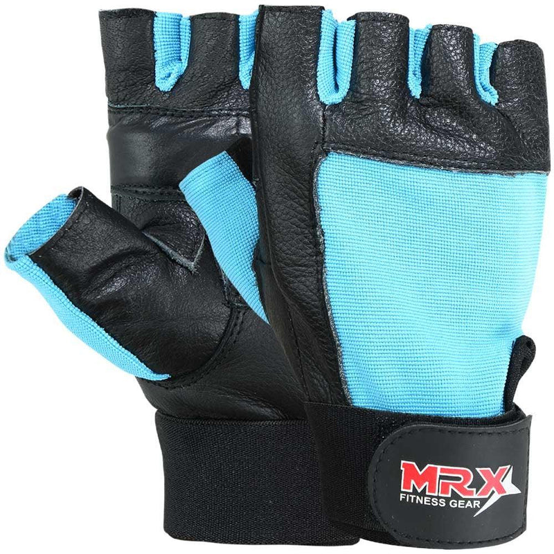 Load image into Gallery viewer, MRX Weightlifting Training Gloves Gym Workout Glove Unisex 2602-sky
