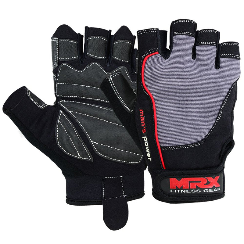 Load image into Gallery viewer, MRX Weight Lifting Amara Leather Gloves Gym Workout Men Women
