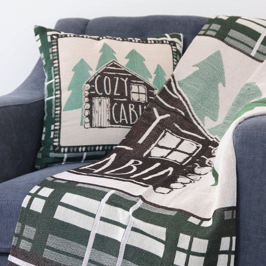 Tapestry Throw 50in x 60in-Cabin