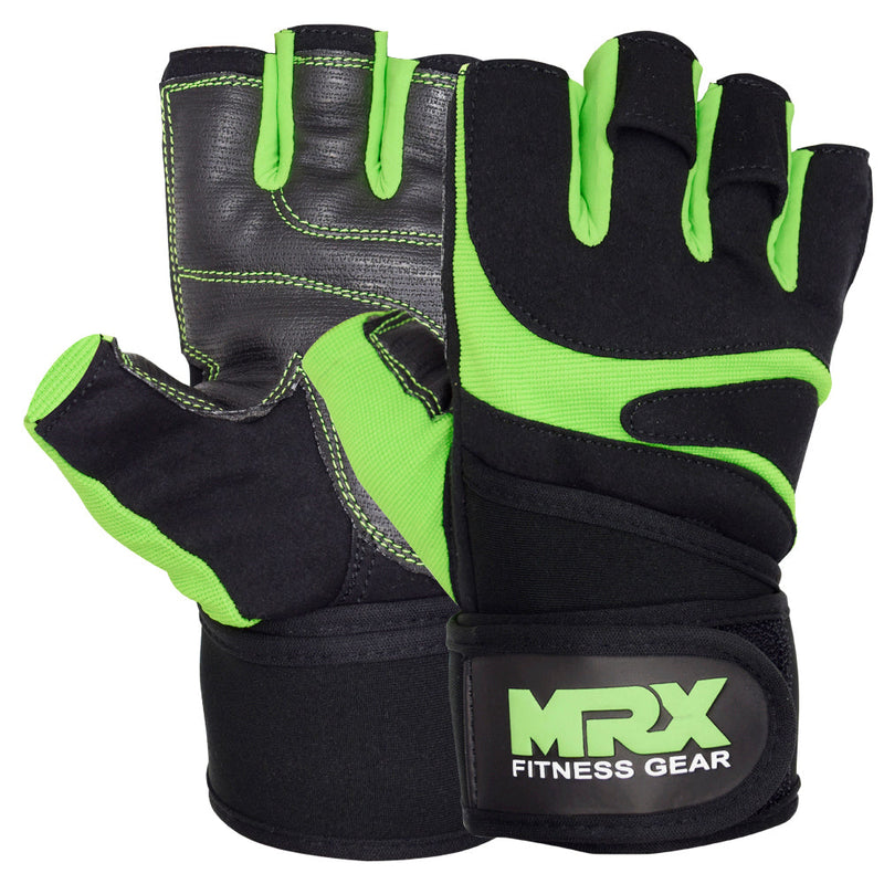 Load image into Gallery viewer, MRX Weight Lifting Gloves Gym Workout Training Bodybuilding Wrist Strap
