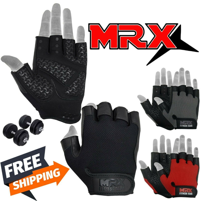 Load image into Gallery viewer, Weightlifting Gloves Grip Palm Half Finger Exercise Training Workout 2625
