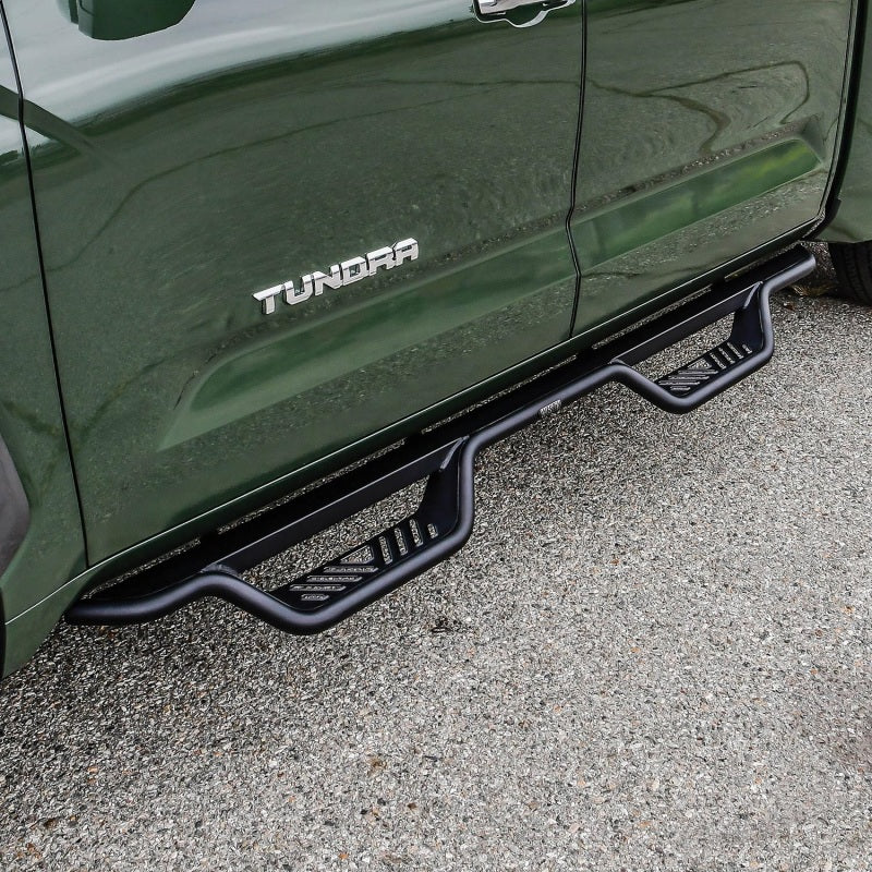 Load image into Gallery viewer, Westin 2022+ Toyota Tundra Crew Max Outlaw Nerf Step Bars

