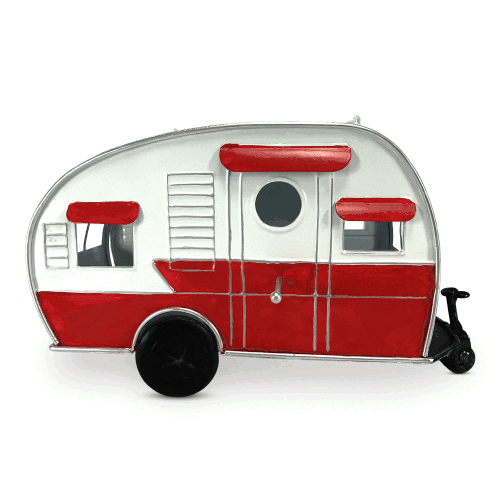 Load image into Gallery viewer, Birdhouse-RV Red and White
