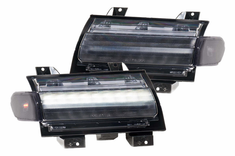 Load image into Gallery viewer, XB LED DRLs: Jeep JL / JT (18+ / Smoked Lens / Set)
