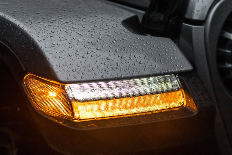 Load image into Gallery viewer, XB LED DRLs: Jeep JL / JT (18+ / Smoked Lens / Set)
