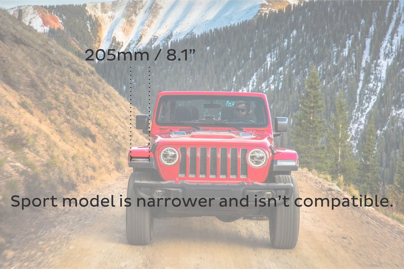 Load image into Gallery viewer, XB LED DRLs: Jeep JL / JT (18+ / Smoked Lens / Set)
