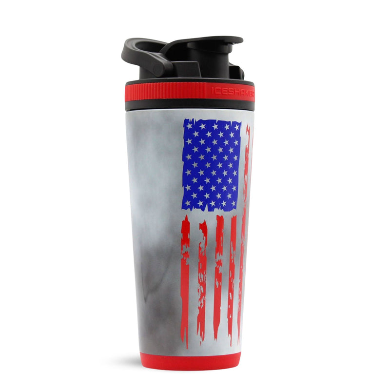 Load image into Gallery viewer, 26oz Ice Shaker - 4D American Flag
