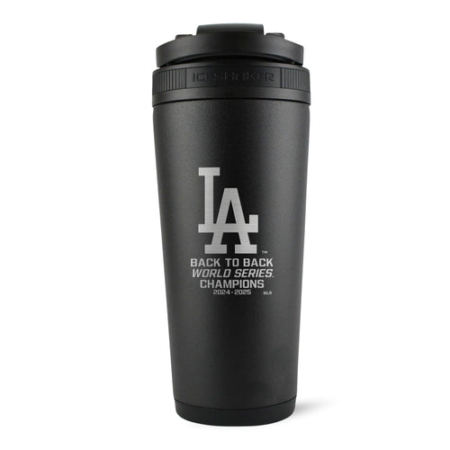 LA Dodgers 2025 World Series Champions 26oz Ice Shaker - Black