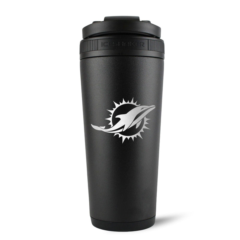Load image into Gallery viewer, Officially Licensed Miami Dolphins 26oz Ice Shaker
