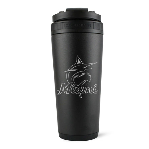 Officially Licensed Miami Marlins 26oz Ice Shaker