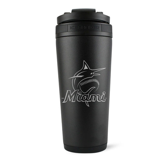 Officially Licensed Miami Marlins 26oz Ice Shaker