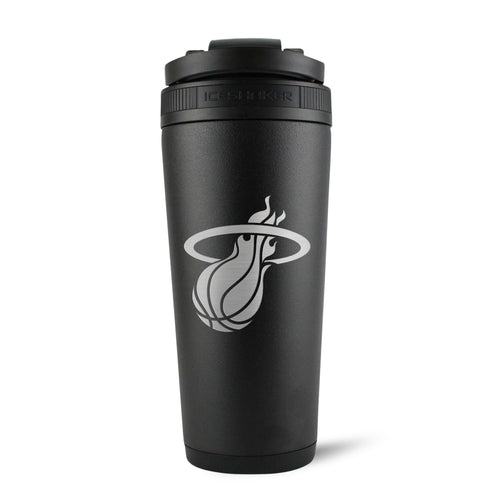 Officially Licensed Miami Heat 26oz Ice Shaker - Black