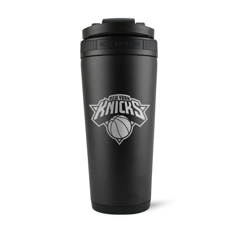 Load image into Gallery viewer, Officially Licensed New York Knicks 26oz Ice Shaker - Black
