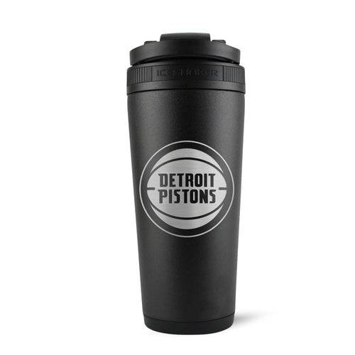 Officially Licensed Detroit Pistons 26oz Ice Shaker - Black