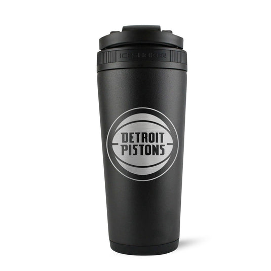 Officially Licensed Detroit Pistons 26oz Ice Shaker - Black