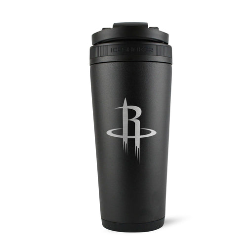 Officially Licensed Houston Rockets 26oz Ice Shaker - Black