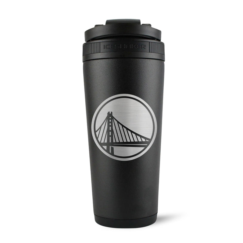 Load image into Gallery viewer, Officially Licensed Golden State Warriors 26oz Ice Shaker - Black
