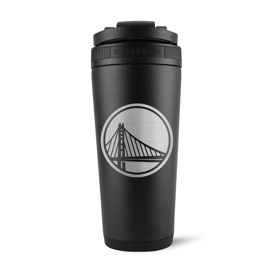 Officially Licensed Golden State Warriors 26oz Ice Shaker - Black