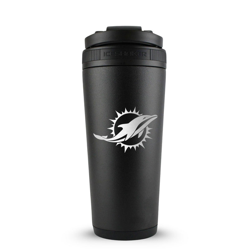 Load image into Gallery viewer, Officially Licensed Miami Dolphins 26oz Ice Shaker
