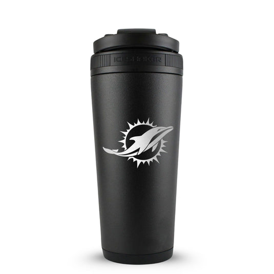 Officially Licensed Miami Dolphins 26oz Ice Shaker