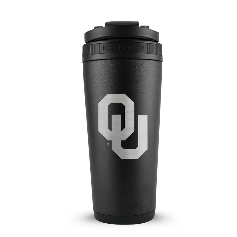 Load image into Gallery viewer, Officially Licensed University of Oklahoma 26oz Ice Shaker

