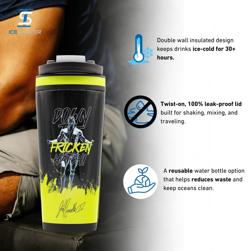 Load image into Gallery viewer, Ice Shaker 4D Series 26oz Shaker Bottle - Down The Hatch
