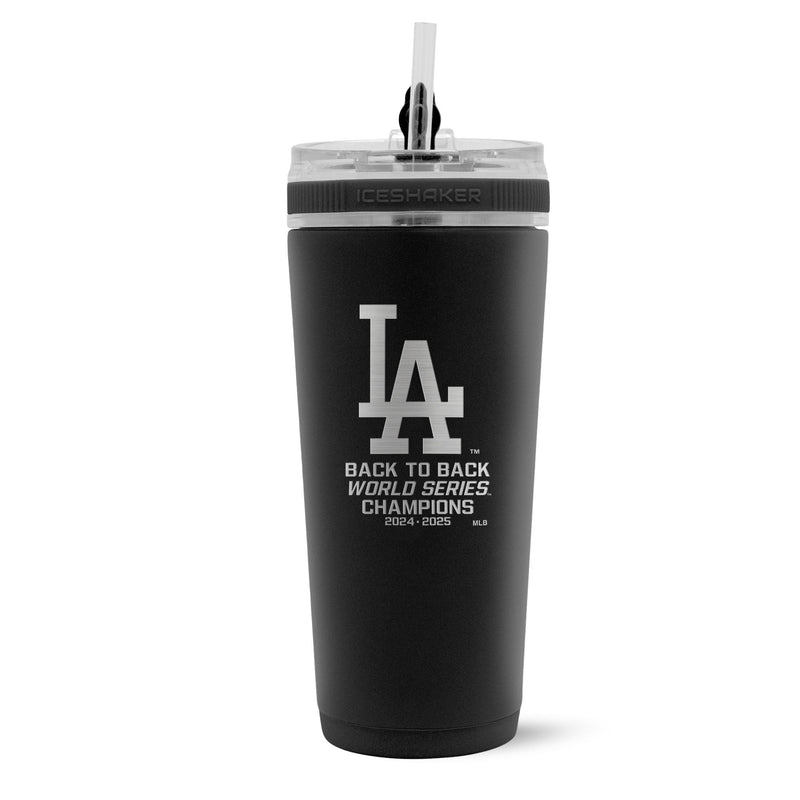Load image into Gallery viewer, LA Dodgers 2025 Back to Back World Series Champions 26oz Flex Bottle

