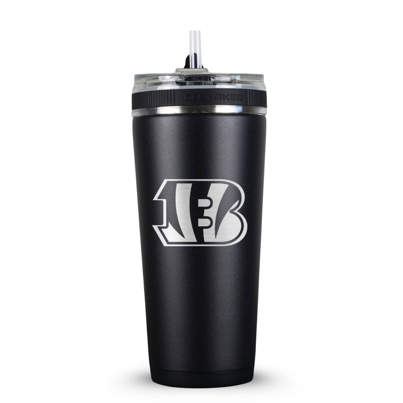 Load image into Gallery viewer, Officially Licensed Cincinnati Bengals 26oz Flex Bottle
