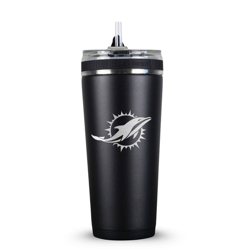 Load image into Gallery viewer, Officially Licensed Miami Dolphins 26oz Flex Bottle
