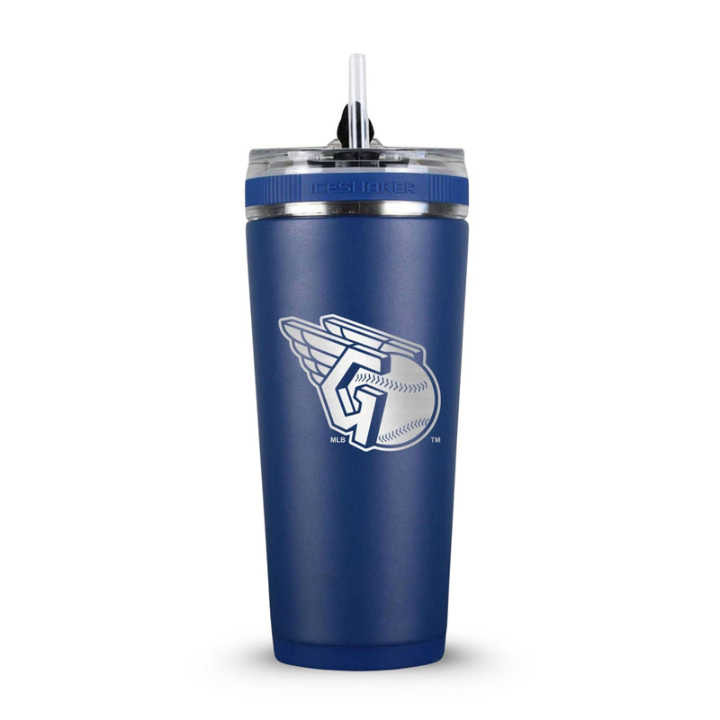 Load image into Gallery viewer, Officially Licensed Cleveland Guardians 26oz Flex Bottle
