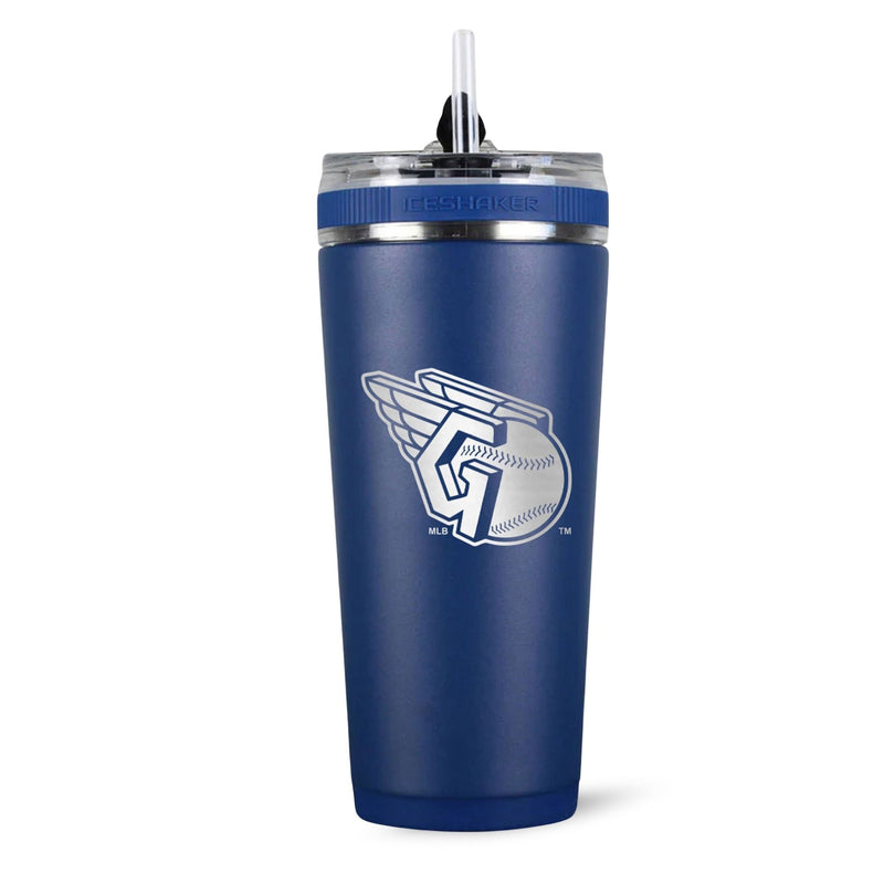Load image into Gallery viewer, Officially Licensed Cleveland Guardians 26oz Flex Bottle
