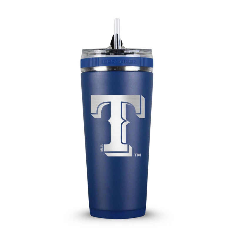 Load image into Gallery viewer, Officially Licensed Texas Rangers 26oz Flex Bottle
