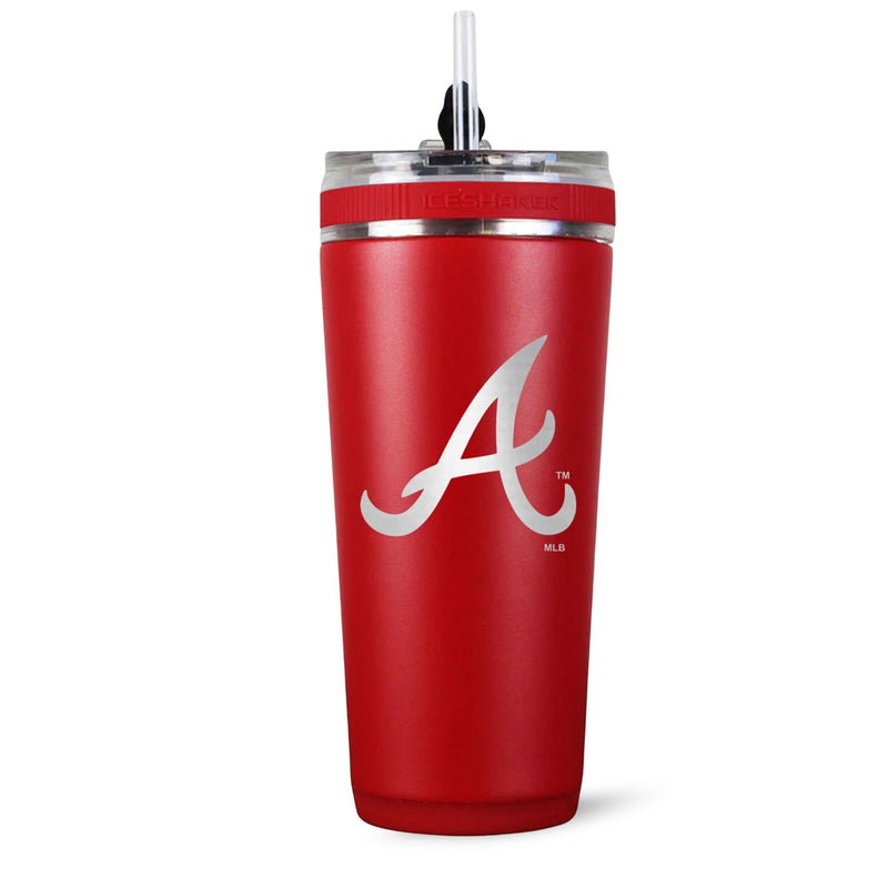 Load image into Gallery viewer, Officially Licensed Atlanta Braves 26oz Flex Bottle
